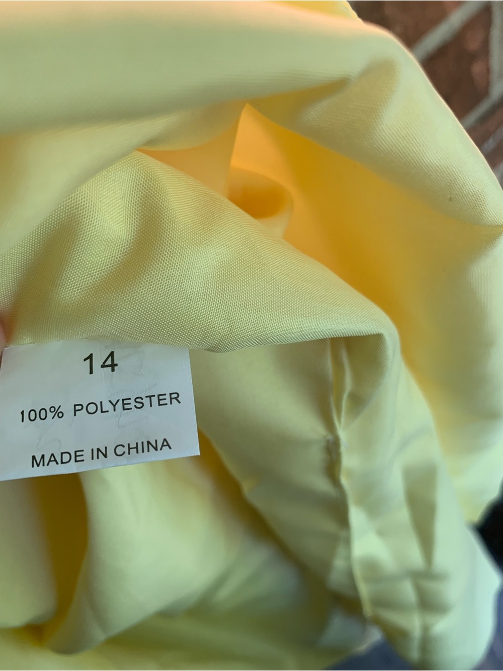 Yellow Chiffon Midi Dress 14 Juniors V-Neck Flutter Sleeve Lined Pleated Tie - Picture 5 of 6